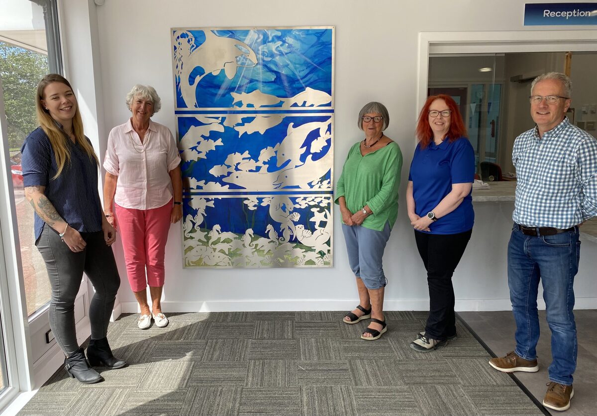 MACPool's sponsors celebrated with seascape mural