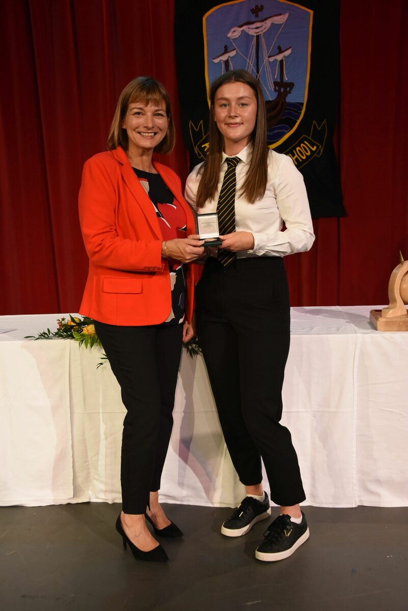 Julie is Arran High School Dux