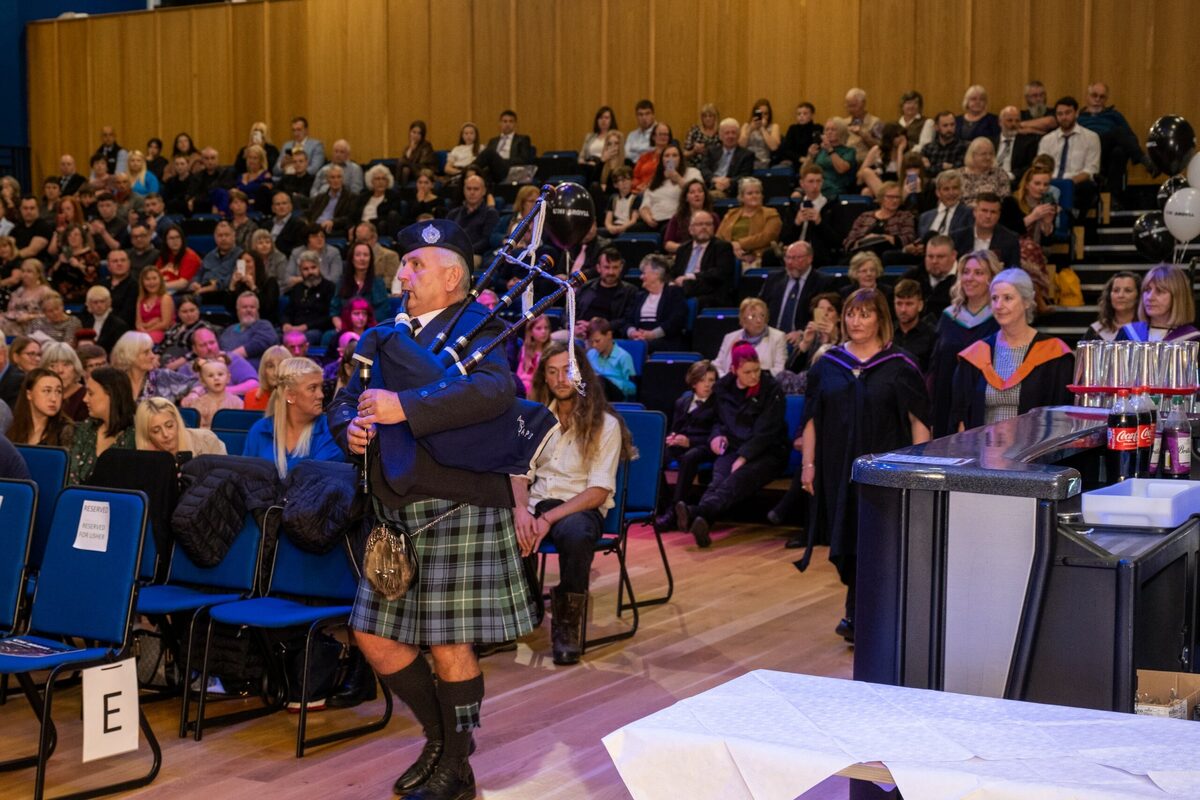 Pride of Argyll at UHI graduation ceremony