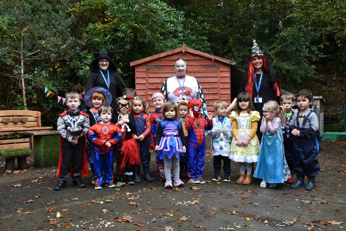 Island children get back into the swing of Hallowe’en