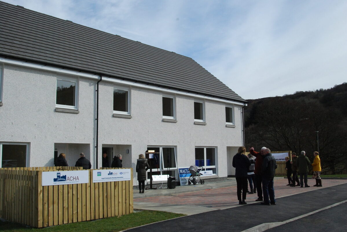 New housing open day in Tarbert