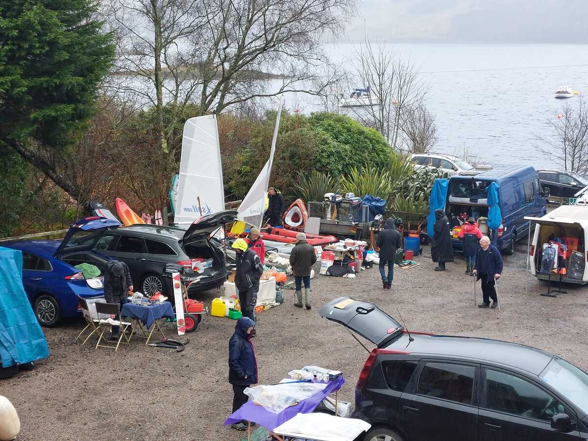 Boat jumble puts hall funds in ship-shape