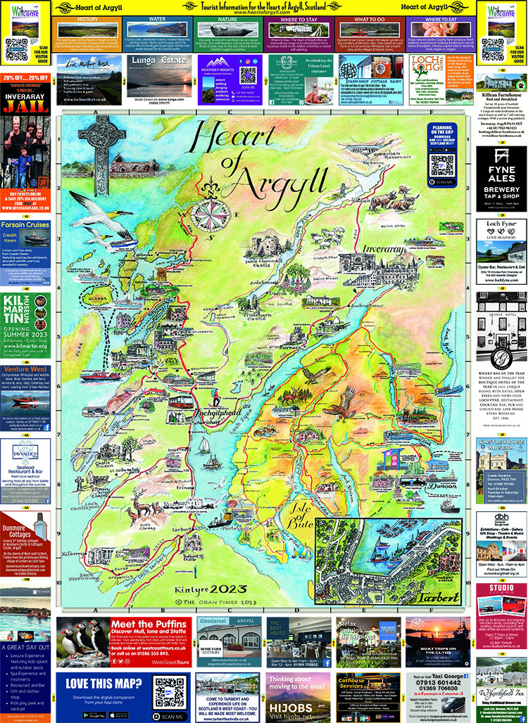 Mid Argyll and Lochgilphead Maps 2023