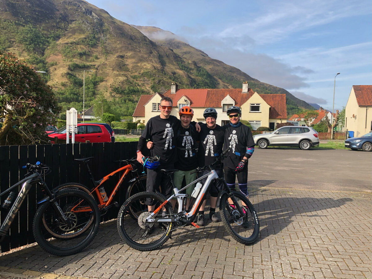 Kinlochleven firefighters ride to Inverness for prostate cancer charity