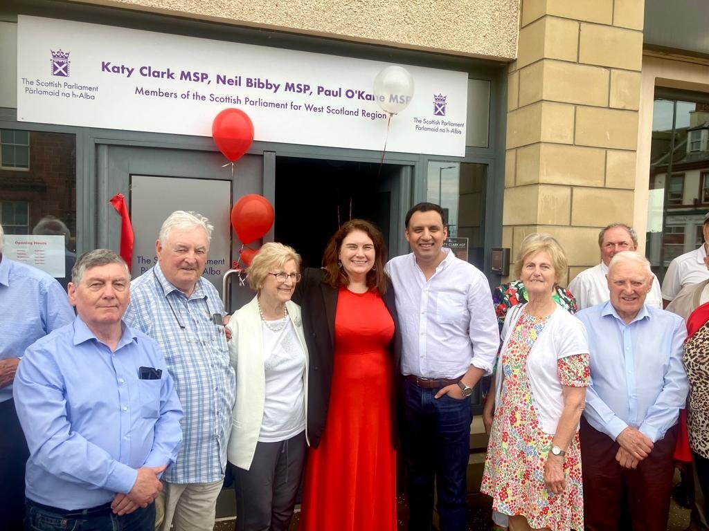 Labour leader opens new office for MSPs