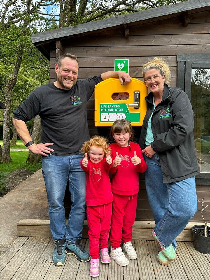 Faith inspires campsite to get its own defib