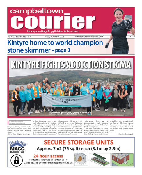 Campbeltown Courier 6th October 2023