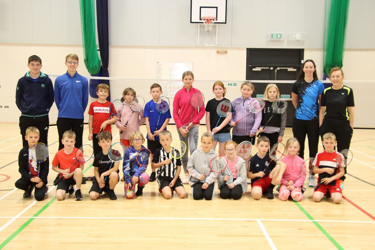Youngsters enjoy badminton coaching camp