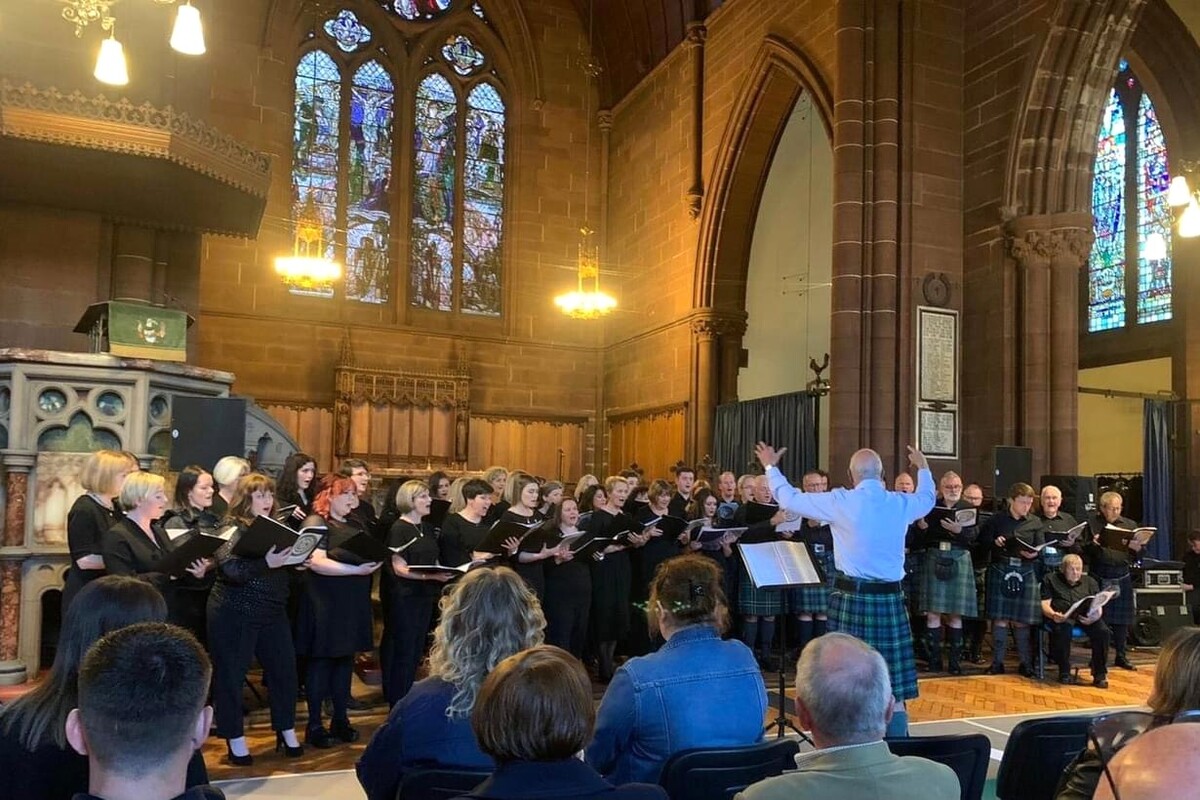 Famous Glasgow choir to visit Campbeltown to celebrate local conductor’s 40 years in charge