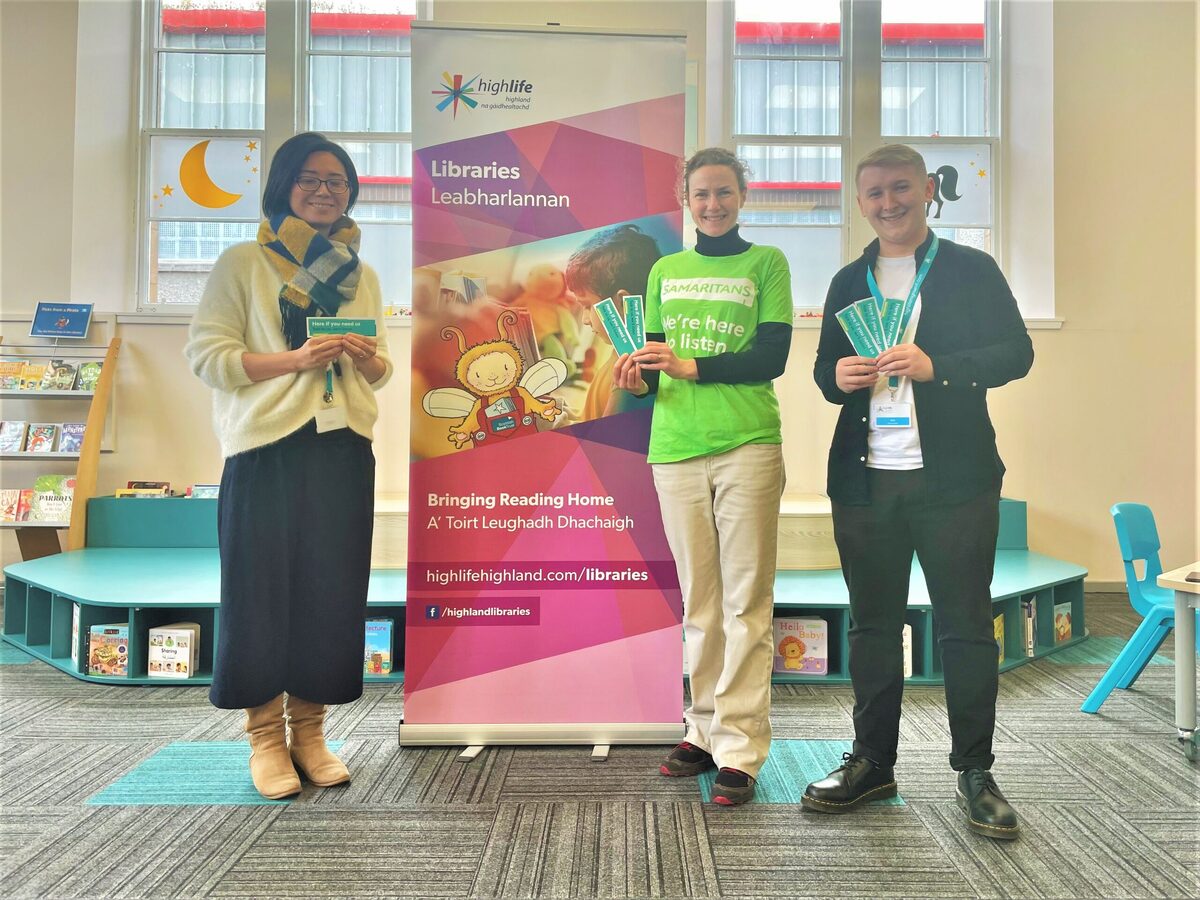 HLH Libraries partner with Samaritans for National Suicide Prevention Week