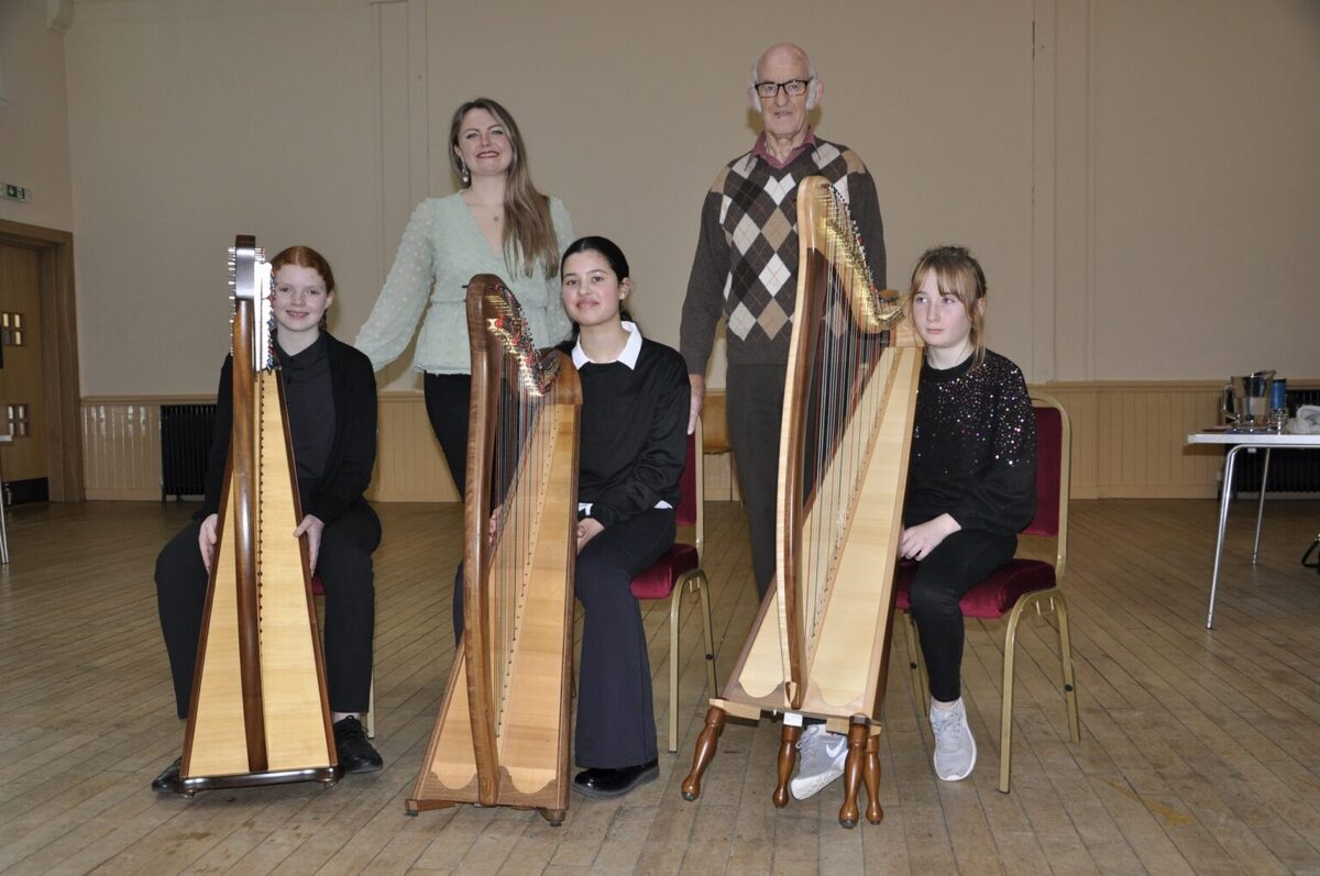 The harp made sweet music as one of our MOD highlights
