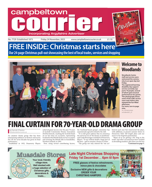 Campbeltown Courier 24th November 2023