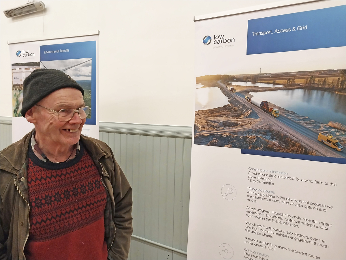 Wind farm plans on show in Ardrishaig