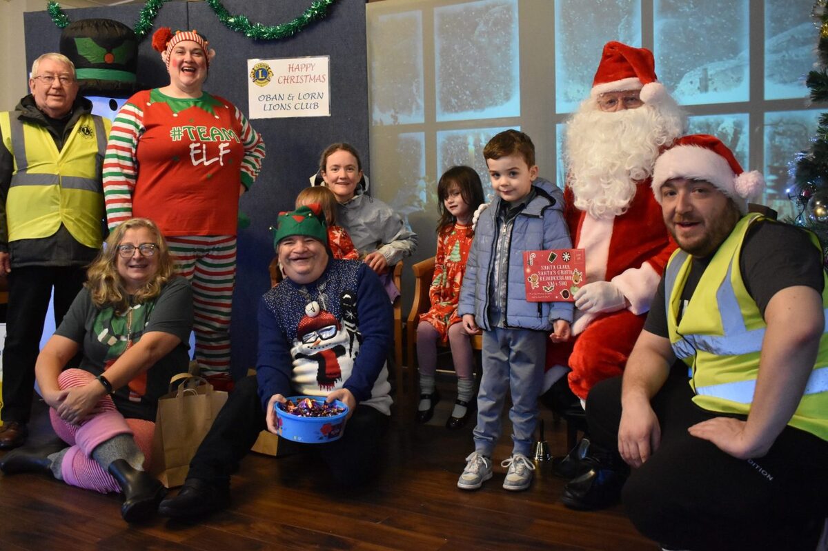 Gifts for all at Lions Club grotto