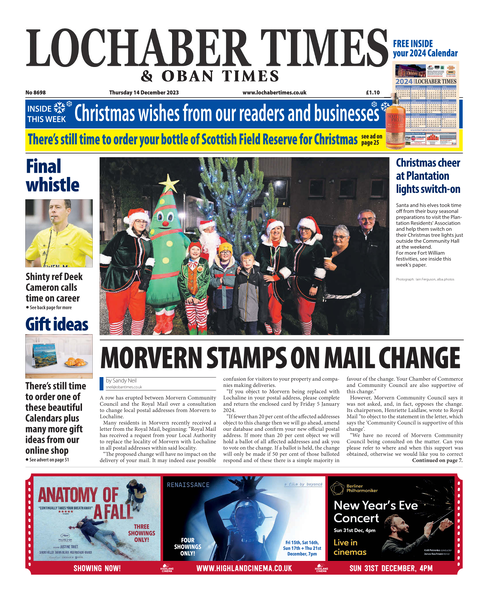 Lochaber Times 14th December, 2023