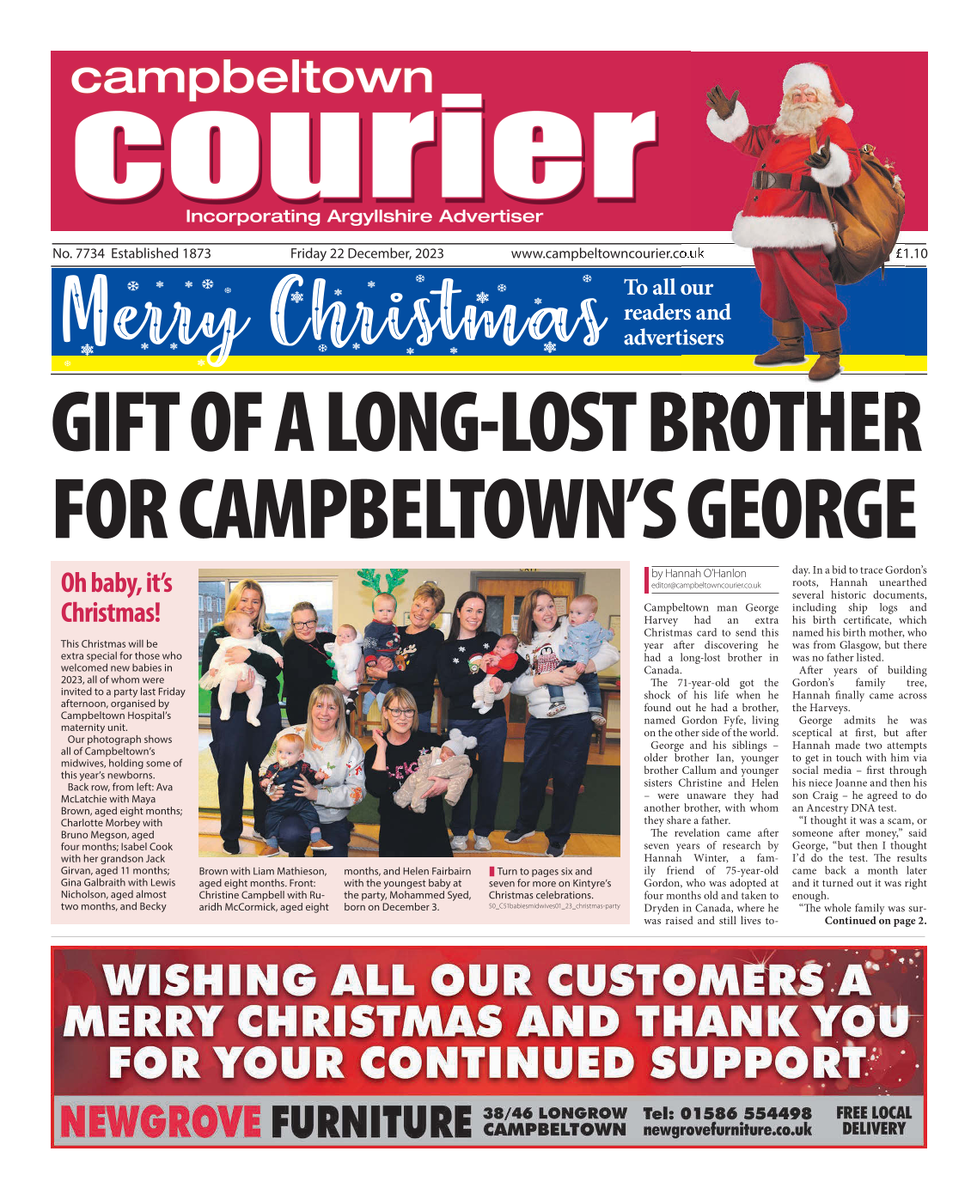 West Coast Today - Digital Editions Channel - Campbeltown Courier 22nd ...