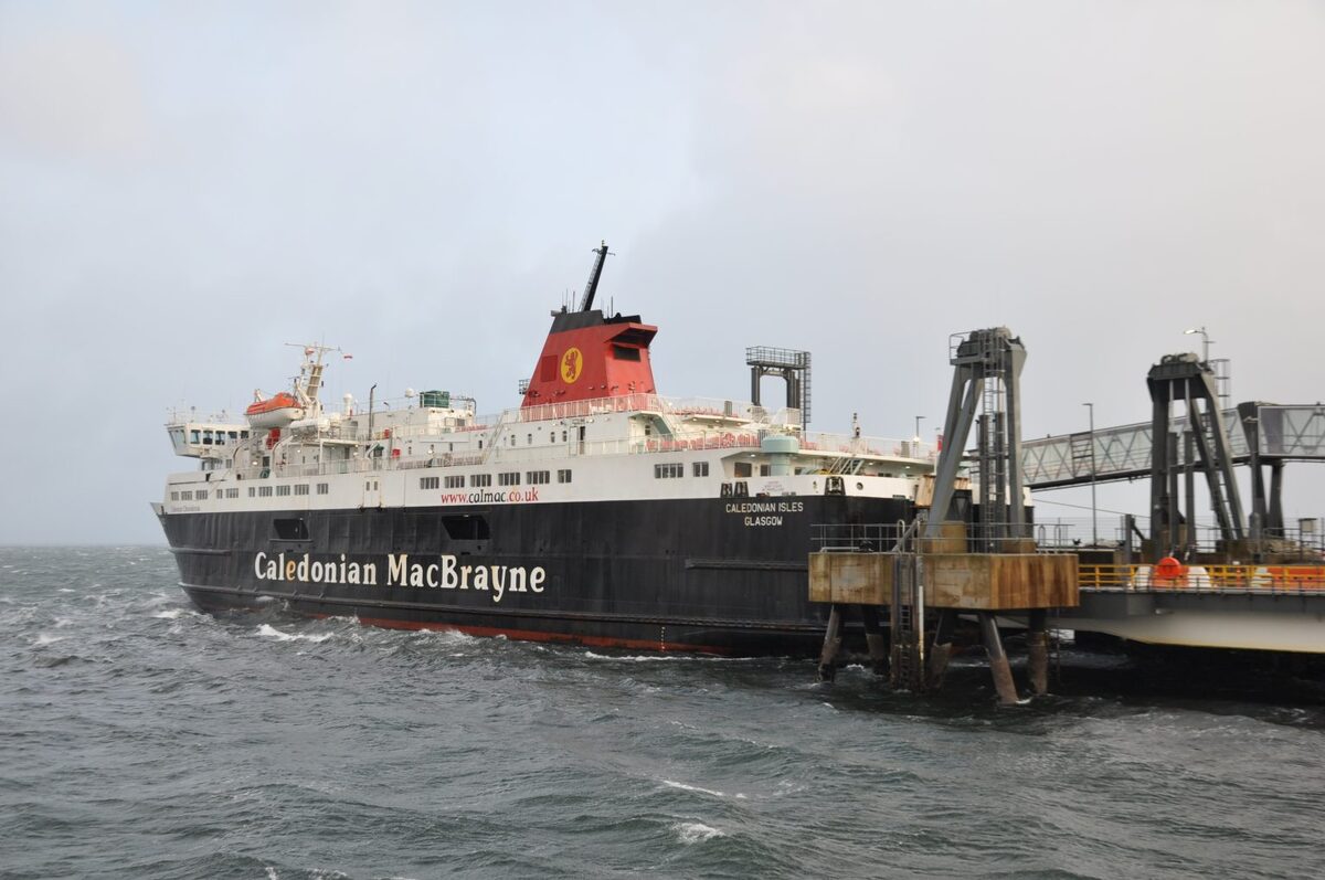 MV Caledonian Isles leaves for annual refit