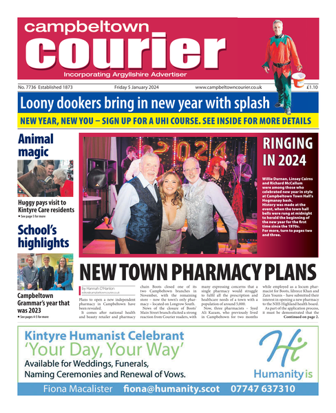 Campbeltown Courier 5 January 2024