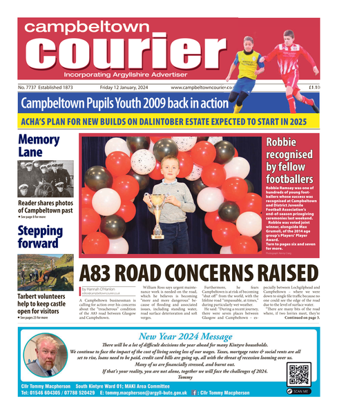 Campbeltown Courier 12th January 2024