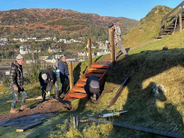Work on Tarbert Castle continues