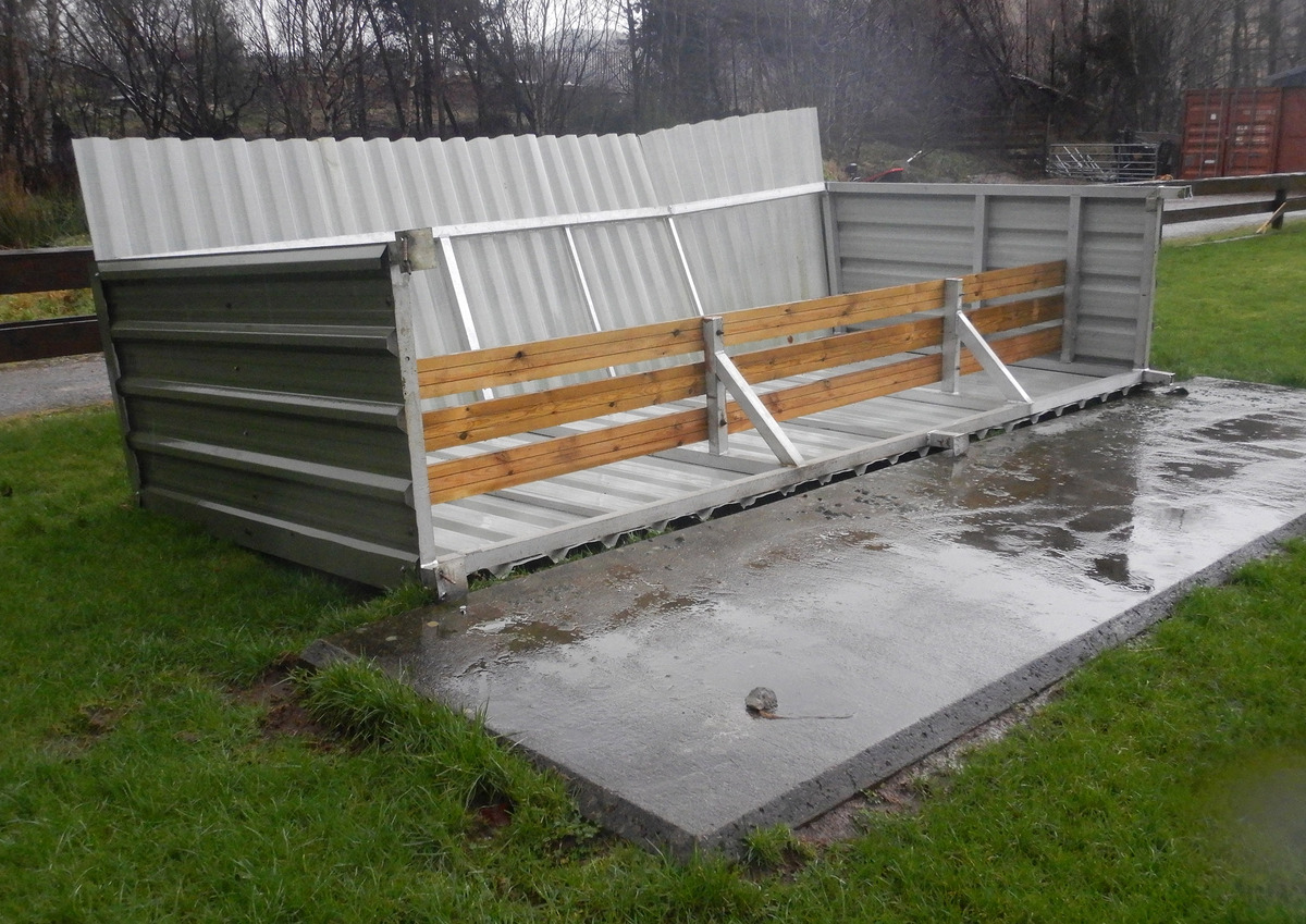 Football club appeals for help as it counts the cost of considerable storm damage
