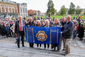 Not a flash choir but a massed choir at the Mòd in Paisley last year.