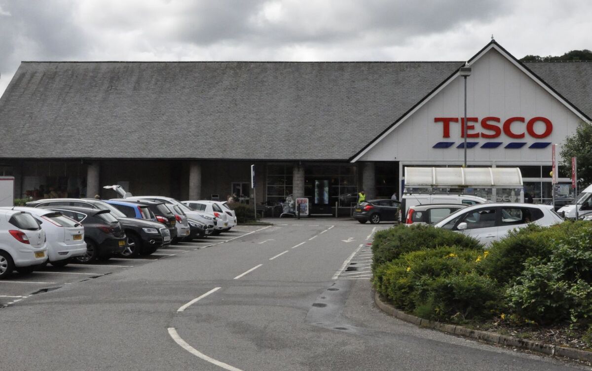 Tesco supermarket in Oban.