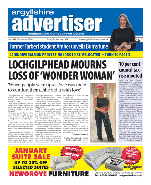 Argyllshire Advertiser 26th January 2024