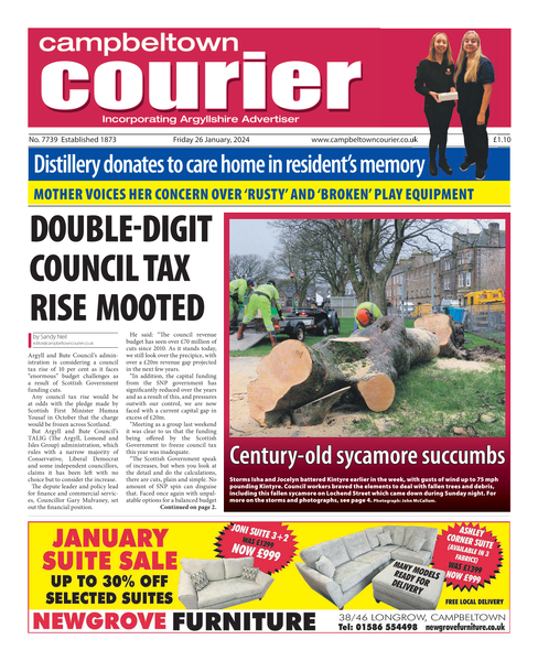 Campbeltown Courier 26th January 2024