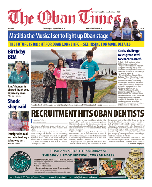 Oban Times - Week 38-2023