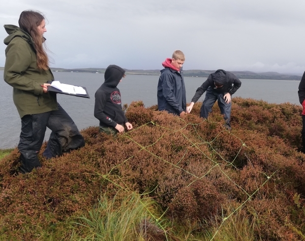 Islay High School is a finalist in ALBAS 2024 awards. Photograph: Lantra