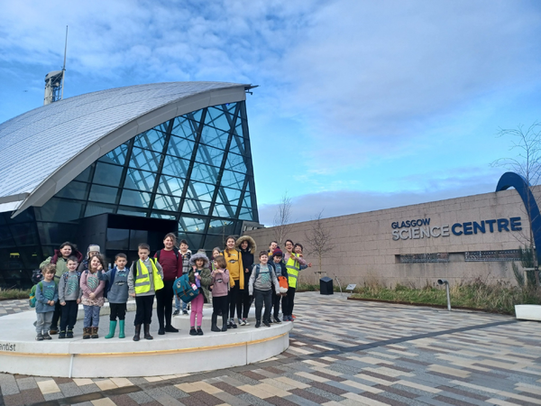 Youngsters from Craignish Primary School having a great Seawildlings day out at Glasgow Science Centre.