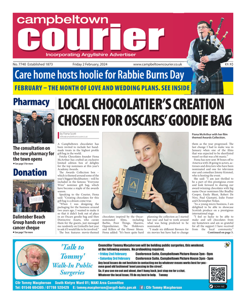 Campbeltown Courier 2nd February 2024