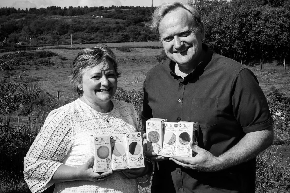 Dawn and Joe Reade, founders of Island Bakery on the Isle of Mull. Photograph: contiributed