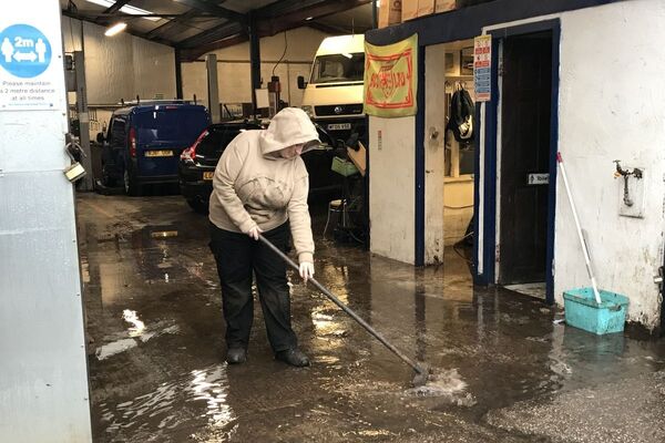 Sewage floods Lochavullin garage despite repeated pleas for help