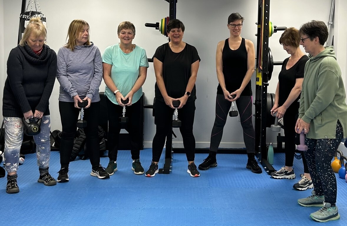 Live Better weight training taster session with RM Fitness. Photograph: Lynda Syed