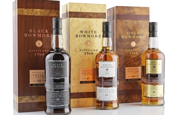 Trio of rare Bowmore Islay whiskies up for sale