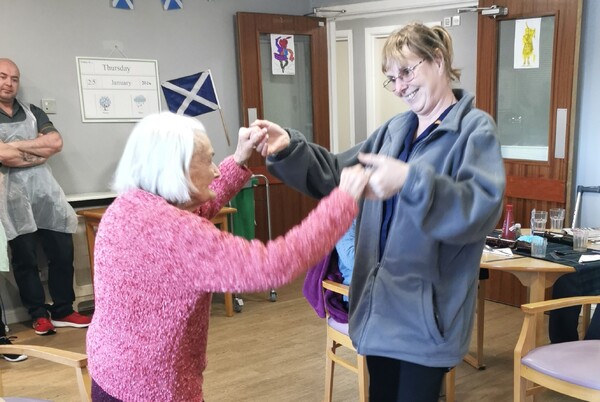 Care home hosts hoolie in honour of Rabbie Burns Day