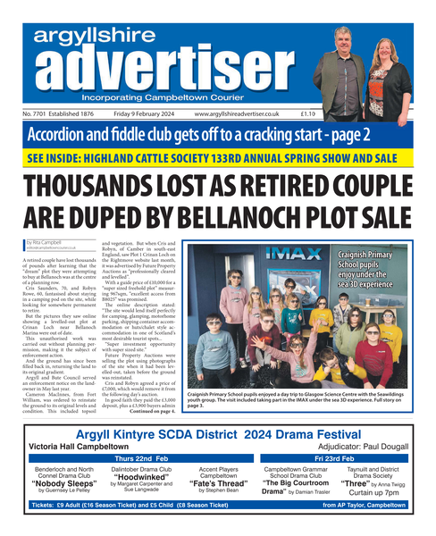 Argyllshire Advertiser 9 February 2024
