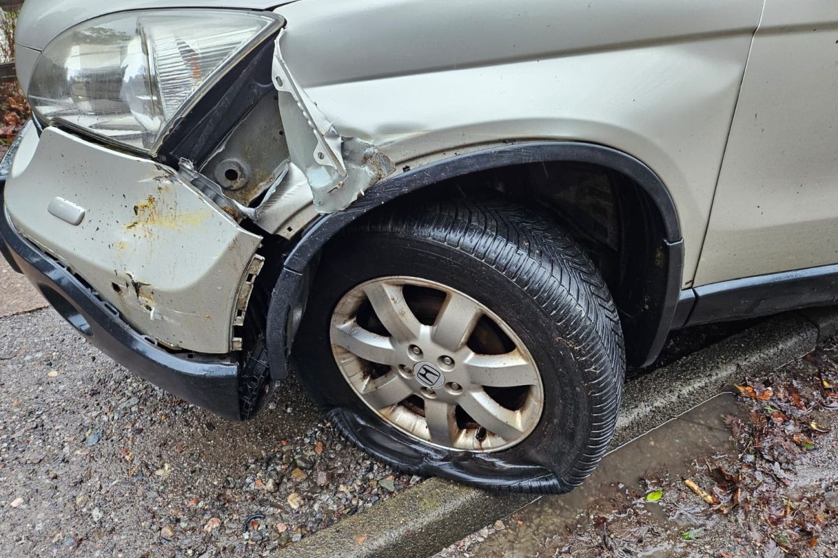 Hunt for car wreck culprit after woman's vehicle is left a write-off