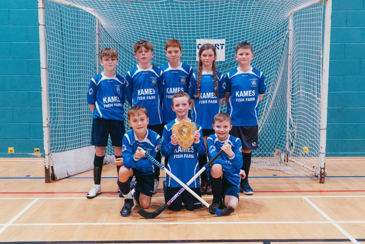 Caman join in the shinty fun