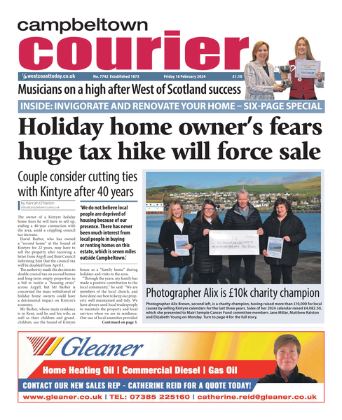 Campbeltown Courier 16 February 2024
