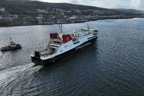Ship-shape so far: MV Glen Sannox passes first sea trials