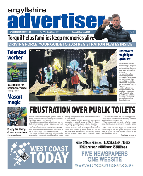 Argyllshire Advertiser 23rd February 2024