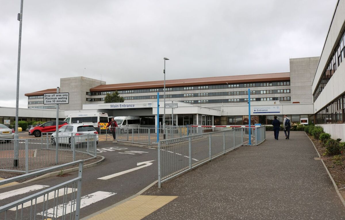 Crosshouse Hospital is among the 142 NHS Ayrshire and Arran buildings which will benefit from the green initiatives. Photograph: Billy McCrorie.