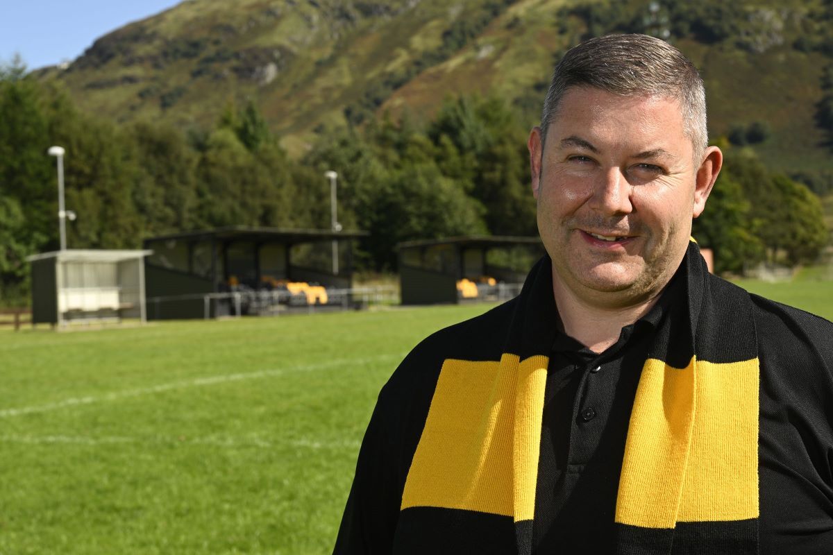 Fort William Football Club chairman Rob Coull. Photograph: Iain Ferguson, alba.photos.