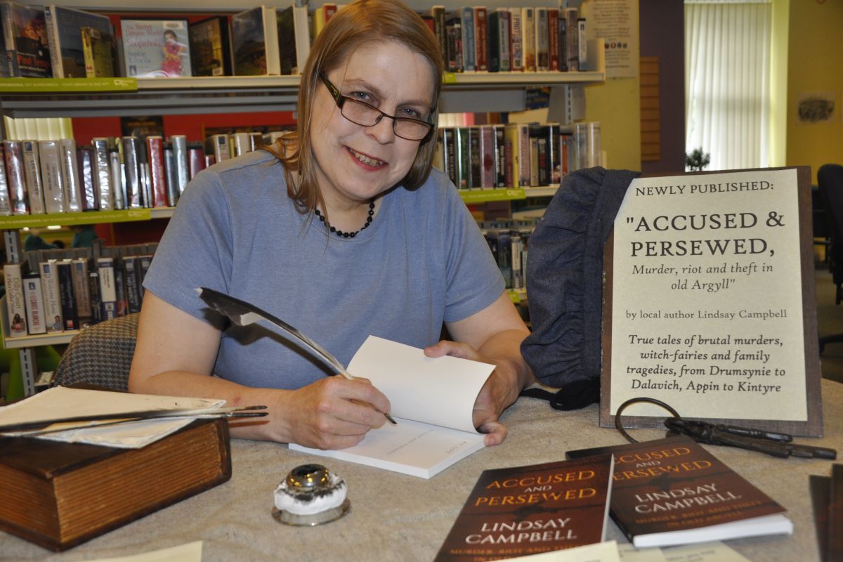 Oban author Lindsay Campbell.