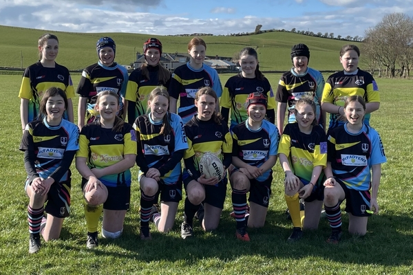 Under-14 girls develop rugby skills