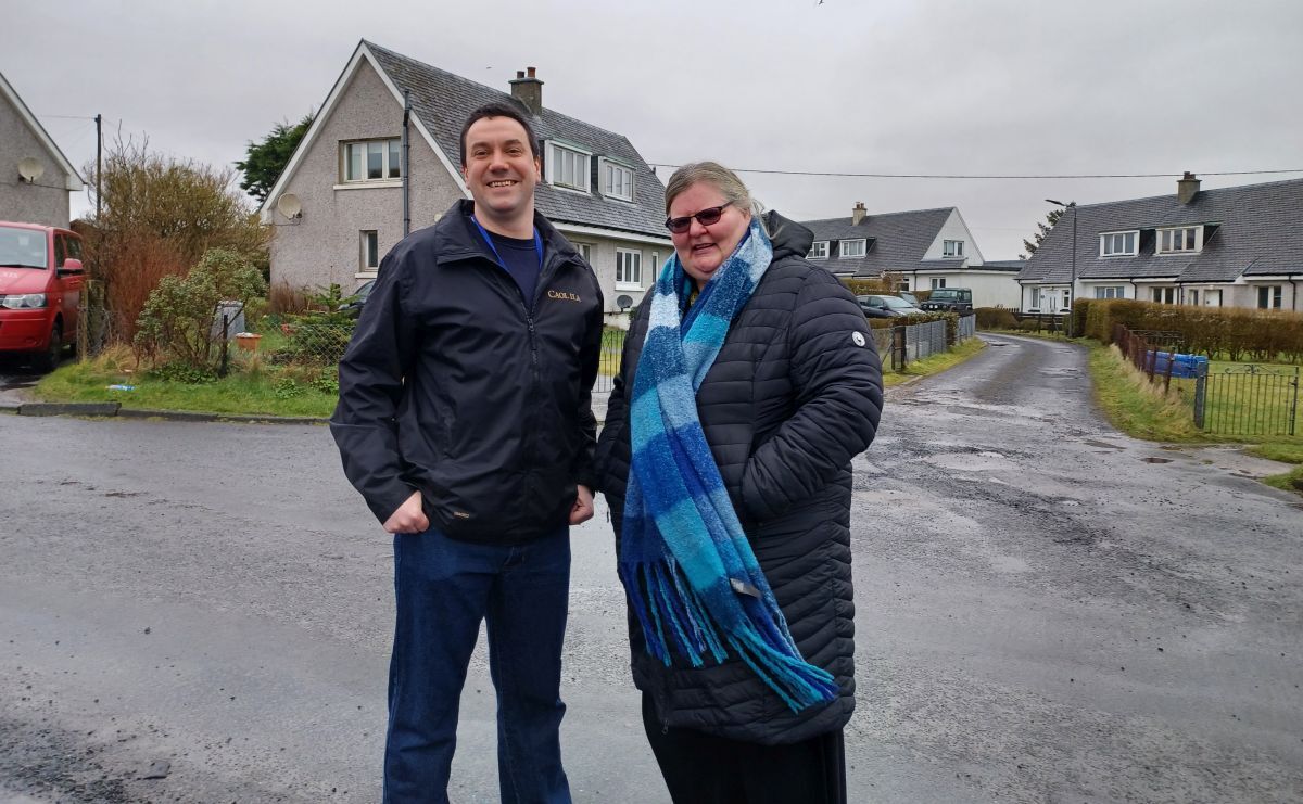 Councillor on ACHA visit to Islay