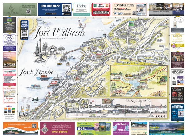 Scottish Maps - Fort William Map 2024